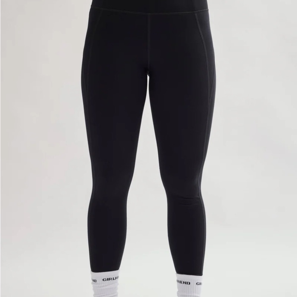 Girlfriend collective black compressive leggings XXL - great condition